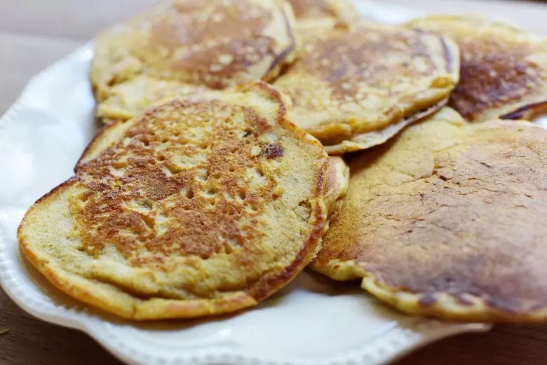 Bánh Pancake đào