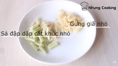 Sơ chế gừng, sả
