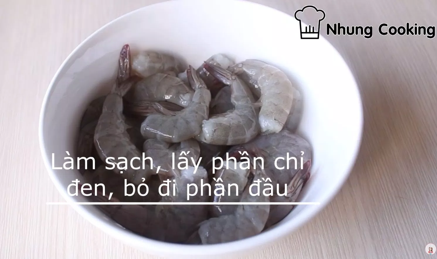 Sơ chế tôm