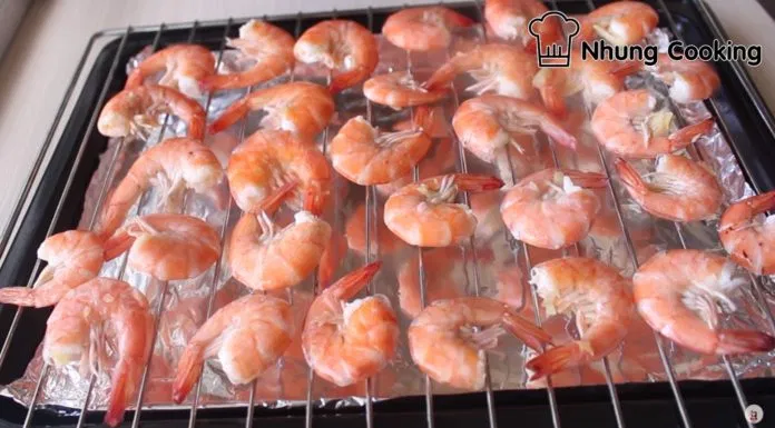 Sấy khô tôm lần 1