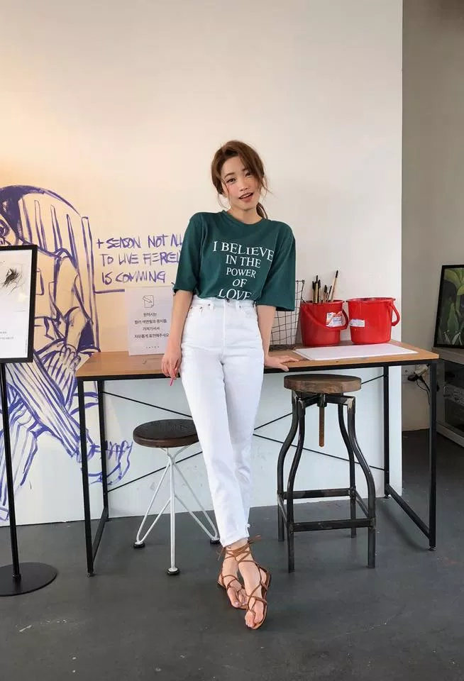 Quần dài nữ màu trắng