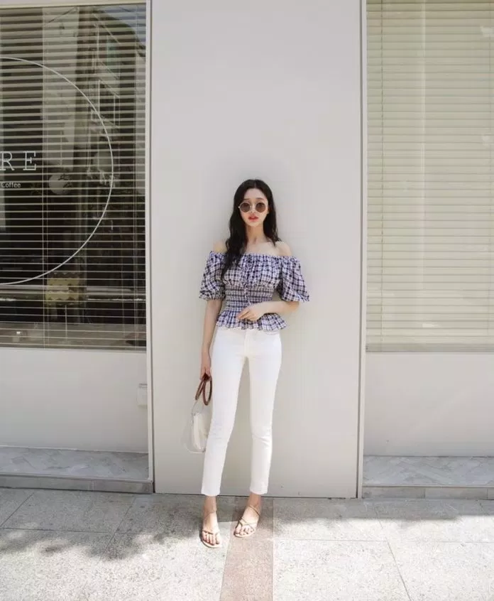 Quần dài nữ màu trắng