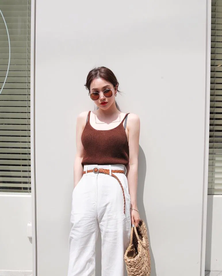 Quần dài nữ màu trắng