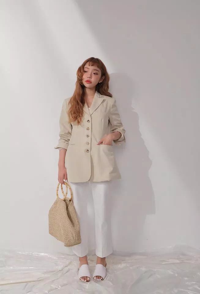 Quần dài nữ màu trắng