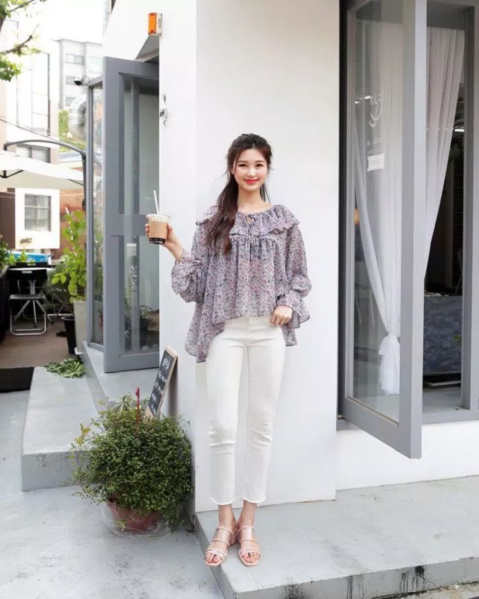 Quần dài nữ màu trắng