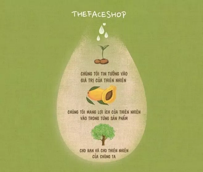 Những sản phẩm của The Face Shop được kết hợp giữa tinh túy của khoa học và sự hoàn hảo của thiên nhiên. (ảnh: Internet)