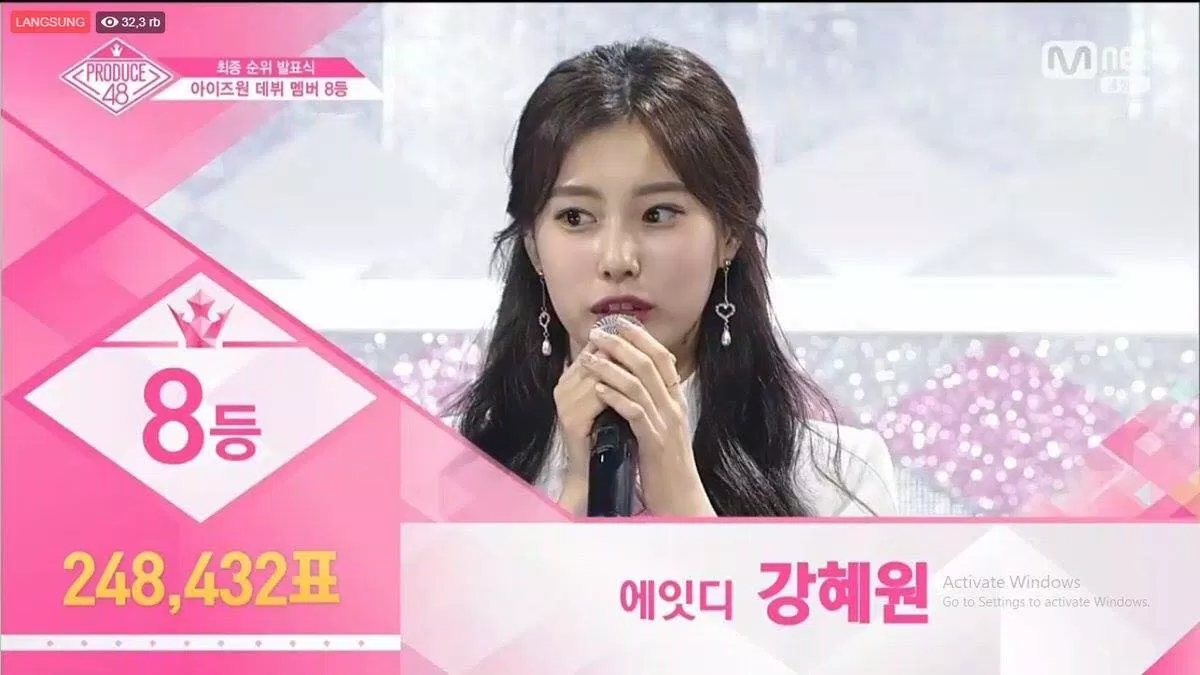 Kang Hyewon gây tranh cãi ngay từ khi lọt top debut cùng IZ*ONE bởi kỹ năng yếu kém mà lại vượt mặt nhiều thí sinh tài năng khác. (Nguồn: Internet) Kang Hyewon gây tranh cãi ngay từ khi lọt top debut cùng IZ*ONE bởi kỹ năng yếu kém mà lại vượt mặt nhiều thí sinh tài năng khác. (Nguồn: Internet)