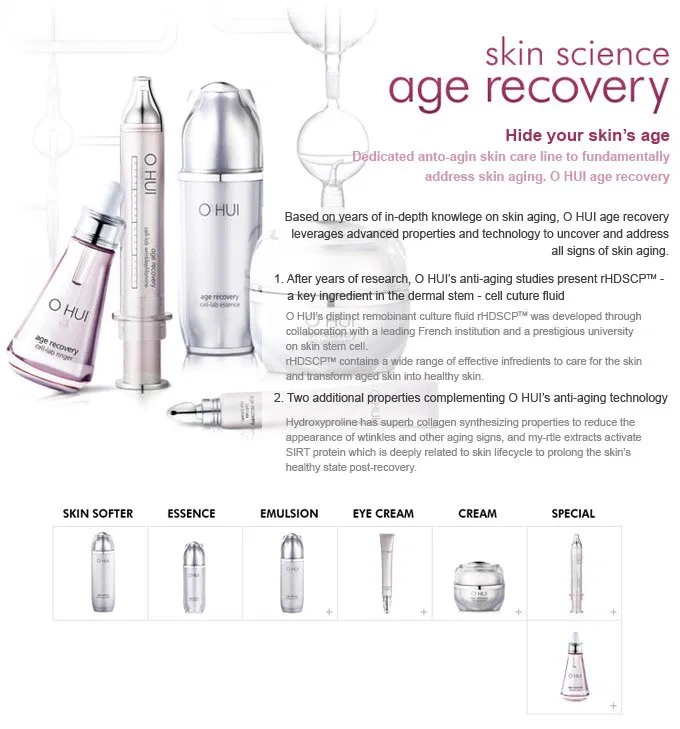 “Micro Aging Science” chính là khoa học chuyên sâu về làn da được tìm thấy trong các sản phẩm của OHUi (Nguồn: Internet)