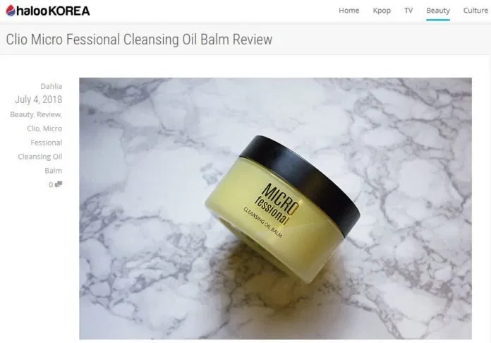Bài review sáp tẩy trang CLIO Micro Fessional Cleansing Oil Balm trên trang halookorea (Nguồn : BlogAnChoi) Bài review sáp tẩy trang CLIO Micro Fessional Cleansing Oil Balm trên trang halookorea (Nguồn : BlogAnChoi)