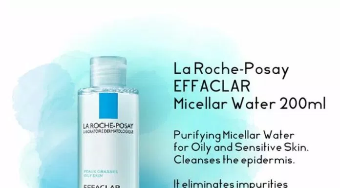 Làm sạch sâu nhưng không gây khô rít da chính là ưu điểm tuyệt vời của nước tẩy trang LA ROCHE- POSAY. (ảnh: Internet)