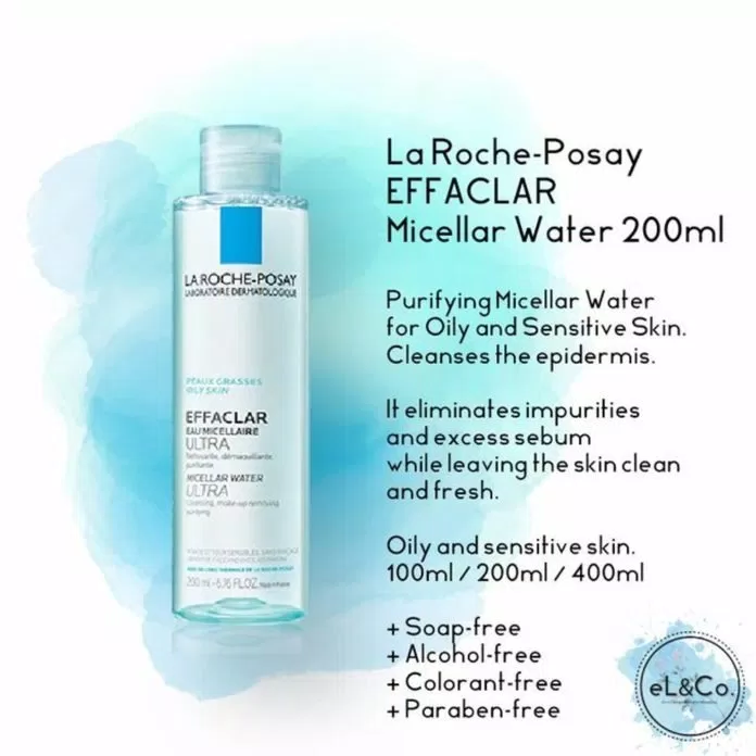 Làm sạch sâu nhưng không gây khô rít da chính là ưu điểm tuyệt vời của nước tẩy trang LA ROCHE- POSAY. (ảnh: Internet)