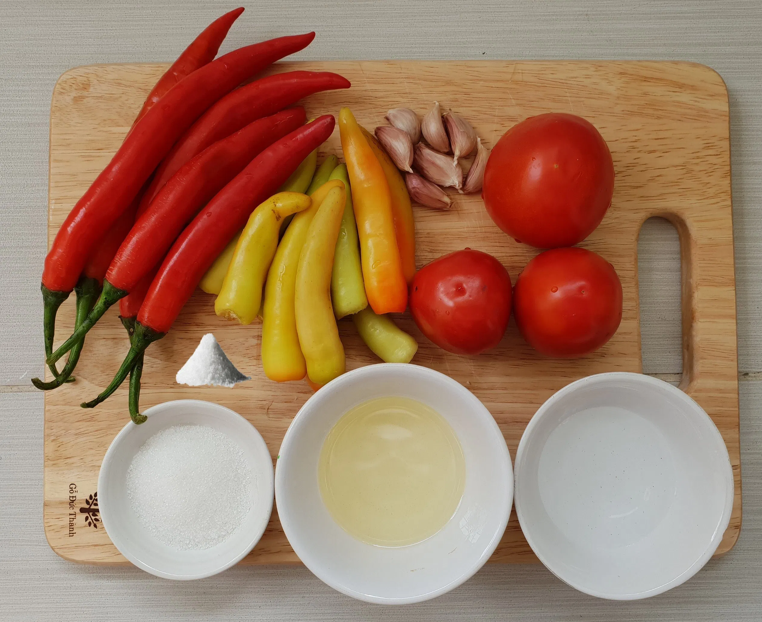 Nguyên liệu làm tương sớt sạch. (Nguồn BlogAnChoi)