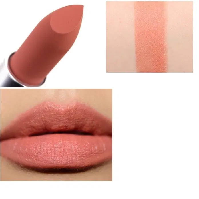 Màu son cam đào nude phù hợp với các nàng có makeup (nguồn: BlogAnChoi)