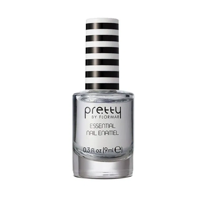 Pretty By Flormar Essential Nail Enamel còn có màu bóng Crystal Clear, giúp bạn sở hữu bộ móng hoàn hảo nhất. (ảnh: Internet)