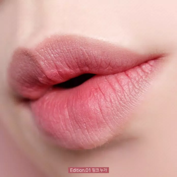 Pink Nougat đánh lòng môi như tiệp vào màu môi thật tự nhiên (nguồn: Internet)