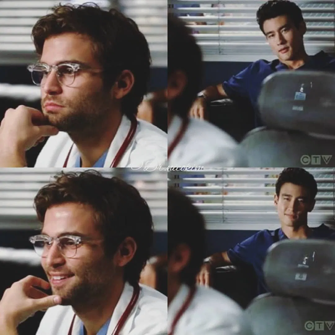 Schmico: Khi chàng bác sĩ châu Á nóng bỏng gặp chàng mọt sách châu Âu ngây thơ alex landi đam mỹ grey anatomy jake borelli Levi Schmitt nam thần Nico Kim phim âu mỹ Schmico tình yêu đồng tính TV series phim Mỹ