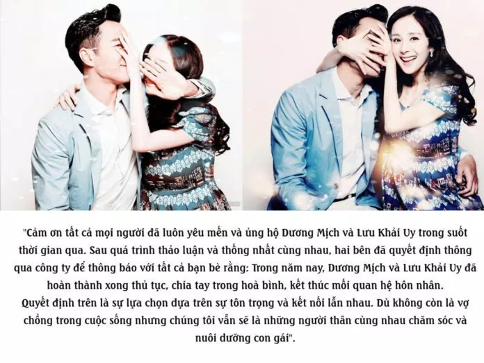 Dương Mịch Lưu Khải Uy ly hôn