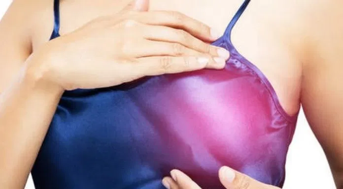 Hãy chú ý đến hình dạng bầu ngực. (Nguồn: Internet) Dấu hiệu ung thư vú
