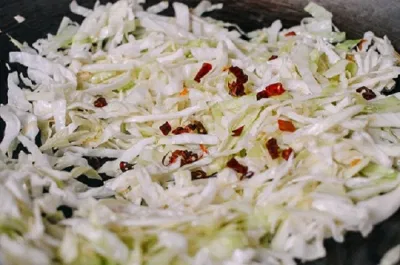 bắp cải và ớt