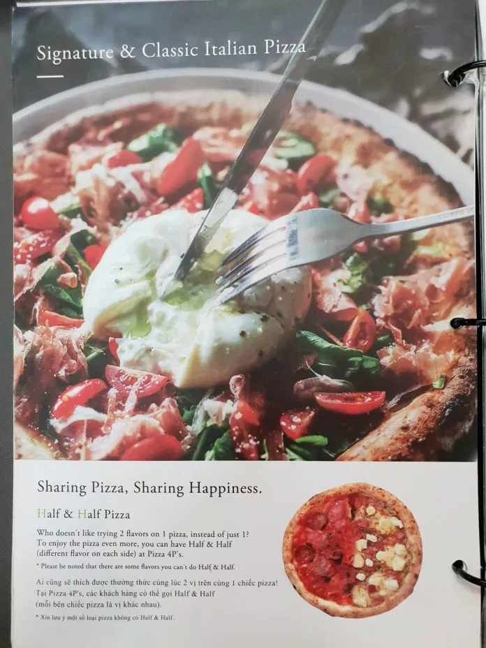Ghé Pizza 4Ps để thưởng thức pizza kiểu Nhật - phong cách Ý địa điểm ăn uống For Peace pizza pizza 4Ps pizza kiểu Nhật - phong cách Ý pizza ngon