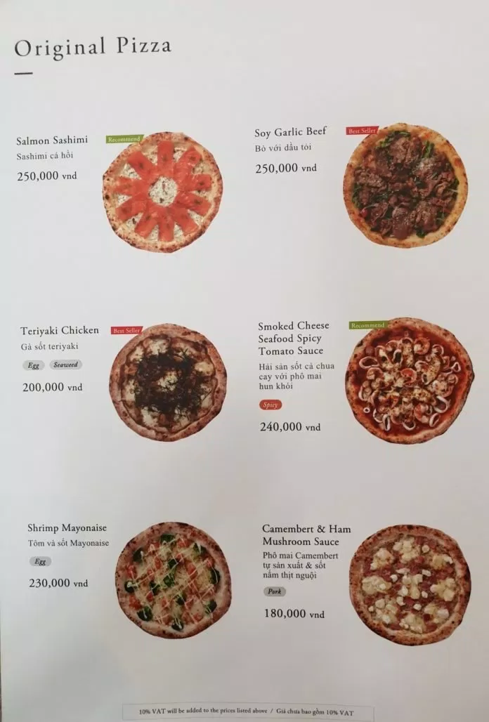 Ghé Pizza 4Ps để thưởng thức pizza kiểu Nhật - phong cách Ý địa điểm ăn uống For Peace pizza pizza 4Ps pizza kiểu Nhật - phong cách Ý pizza ngon