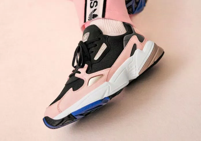 adidas falcon pink black