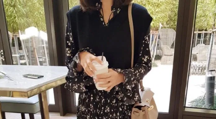 Áo gile len nữ