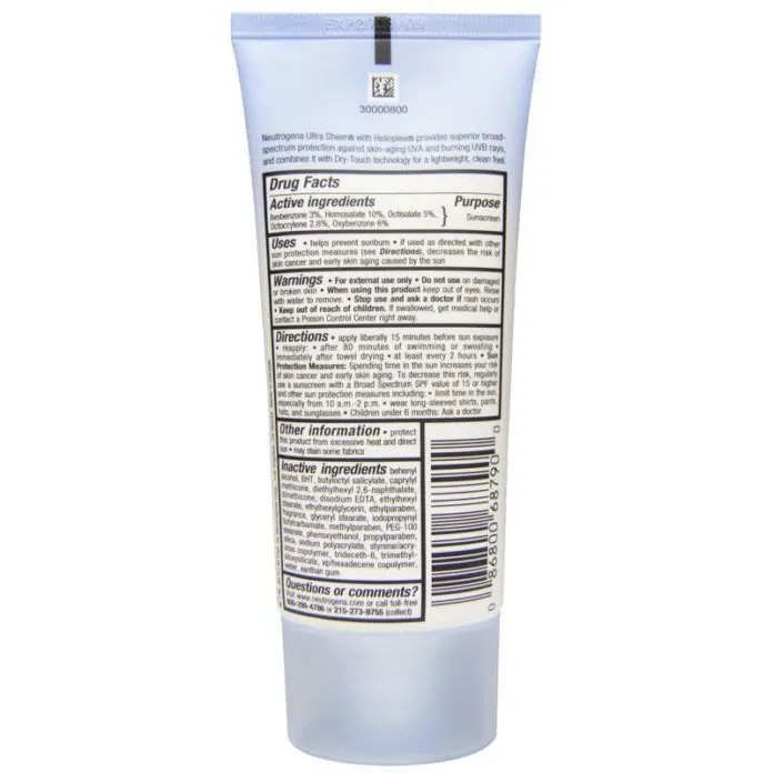 Kem Chống Nắng Neutrogena Ultra Sheer Dry Touch Sunscreen Broad Spectrum SPF 55