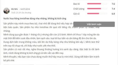 nước hoa hồng