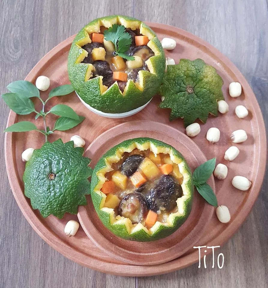 Khoai lang sốt cam
