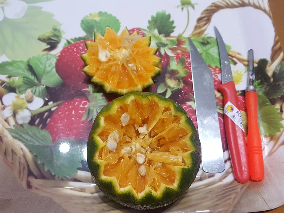Khoai lang sốt cam