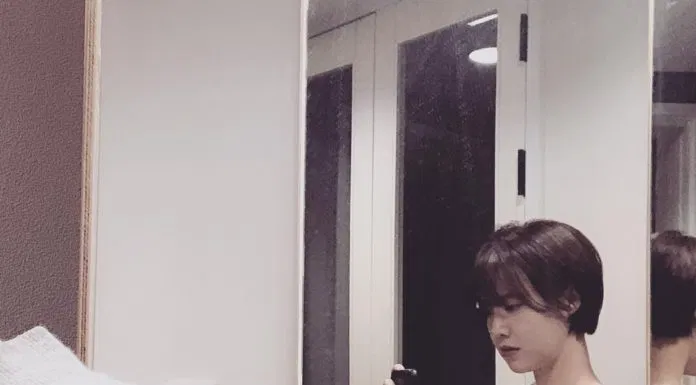 Goo Hye Sun cắt tóc ngắn