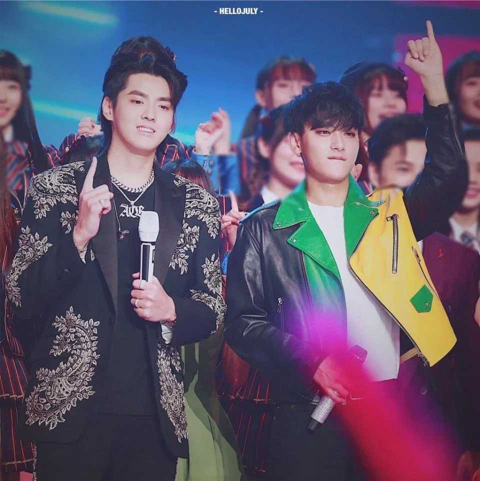 Hoàng Tử Thao và Ngô Diệc Phàm vui vẻ trong ngày hội ngộ (Ảnh: -HELLOJULY- )