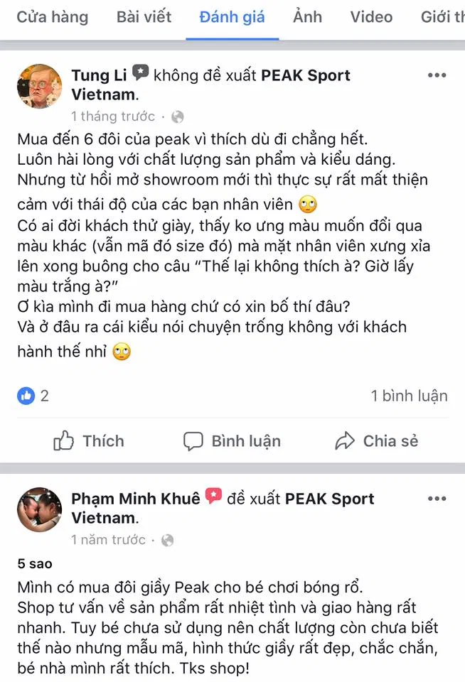 Top 10 shop giày thể thao uy tín tại Hà Nội
