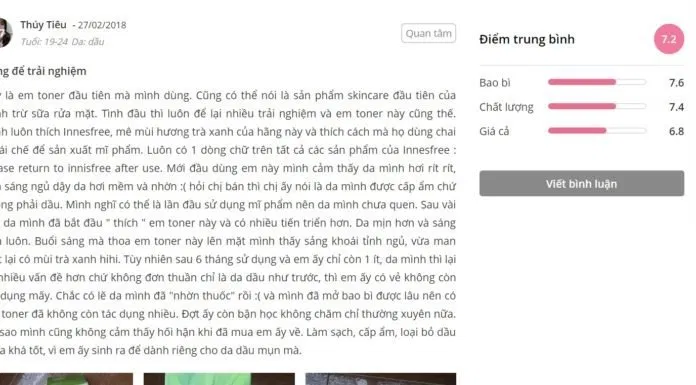 nước hoa hồng