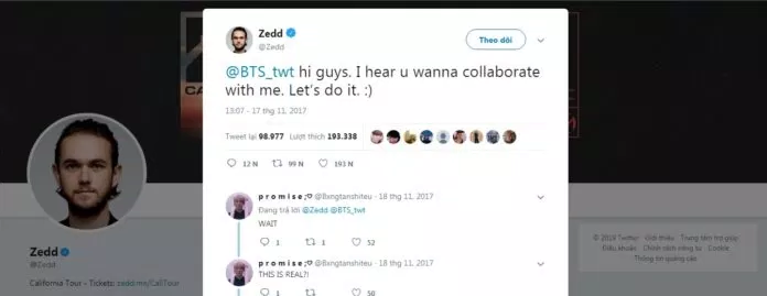Zedd BTS