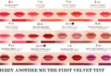 12 màu son của Merzy Another Me The First Velvet Tint (nguồn: Internet)