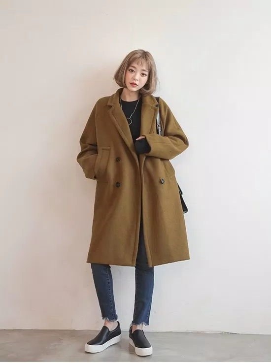Áo khoác dạ áo dạ nữ
