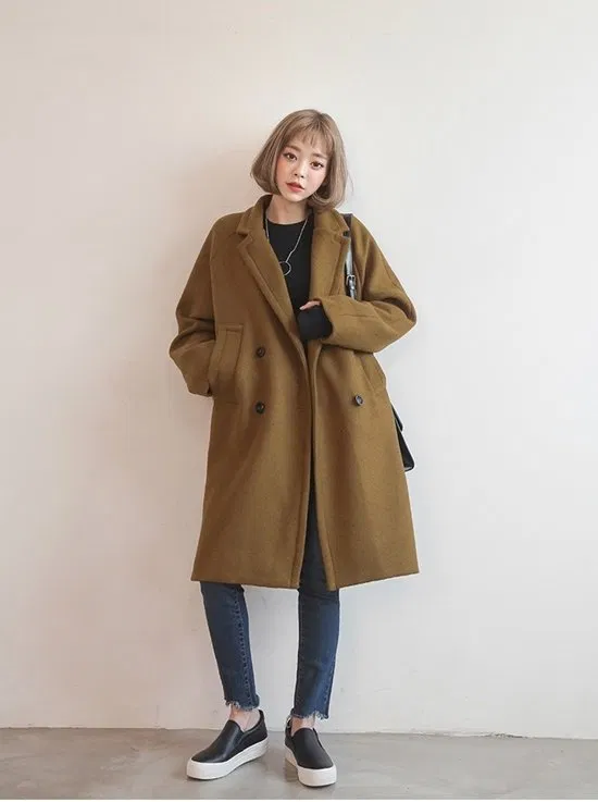 Áo khoác dạ áo dạ nữ