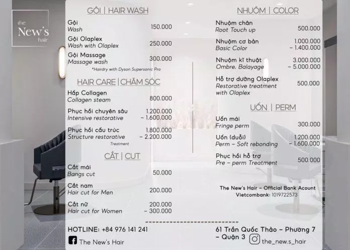 9 salon làm tóc cực đẹp ở Sài Gòn không phải ai cũng biết A Vòong Hair Salon Academy địa chỉ làm đẹp gácmini hair bar viet nam salon cắt tóc đẹp salon làm tóc salon làm tóc đẹp Salon May Luu salon nhuộm tóc đẹp Salon Soobin 수빈 한국식 salon uốn tóc đẹp Salon uy tín The New s Hair Salon Viện tóc Sebusan