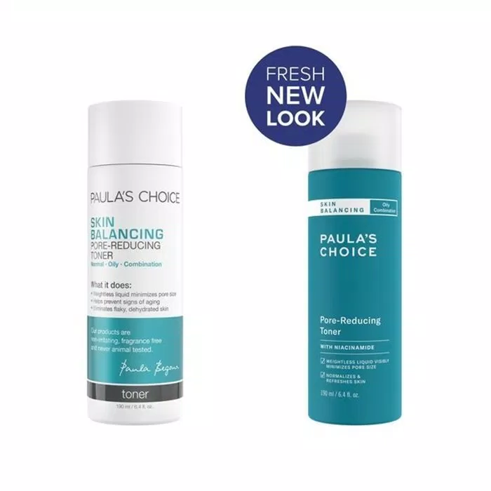 Bao bì cũ và mới của Paula’s choice skin balancing pore-reducing toner