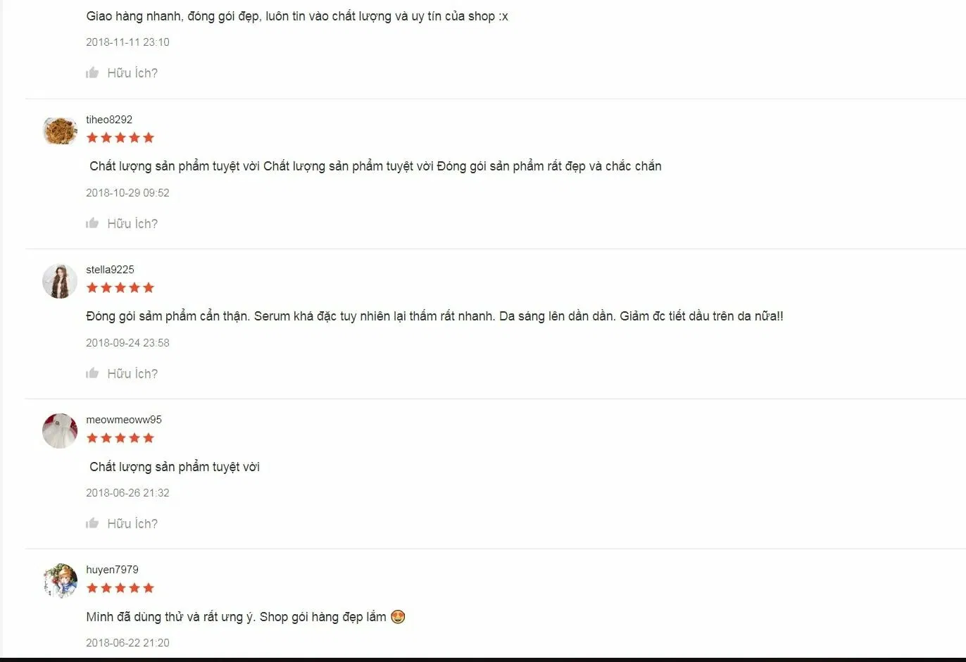 Đánh giá của khách hàng trên Shopee (nguồn: BlogAnChoi) Đánh giá của khách hàng trên Shopee nguồn: BlogAnChoi)