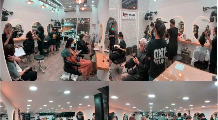 Không gian làm tóc tại Hiếu Trang Hair Salon. (Nguồn: Internet)