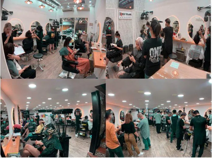 Không gian làm tóc tại Hiếu Trang Hair Salon. (Nguồn: Internet)