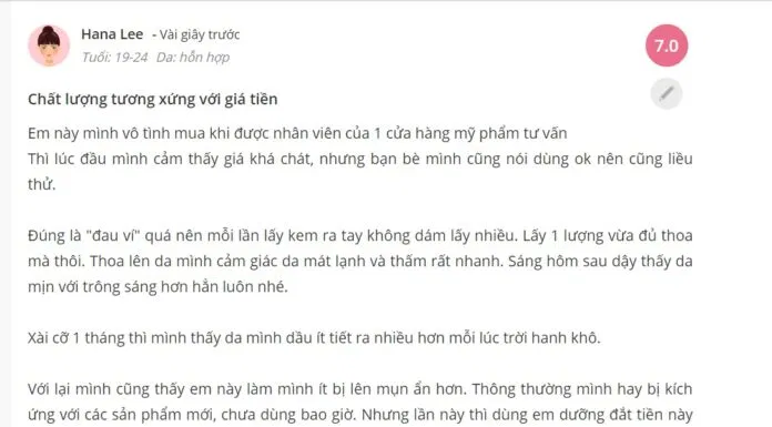 Đánh giá của khách hàng tại Sheis