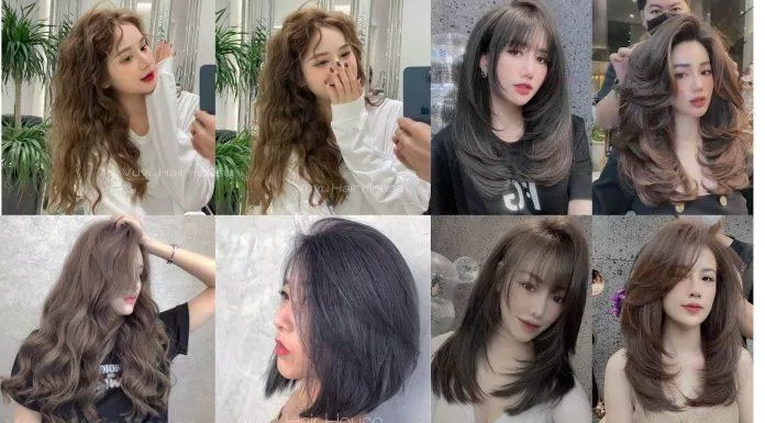 Những mẫu tóc hợp thời với đủ mọi kiểu cách (Nguồn: Internet)