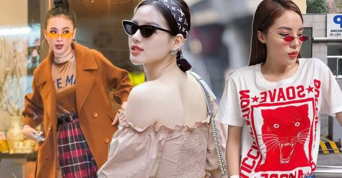 Chiếc kính này có thể phù hợp với mọi phong cách mix đồ khác nhau kính tí hon