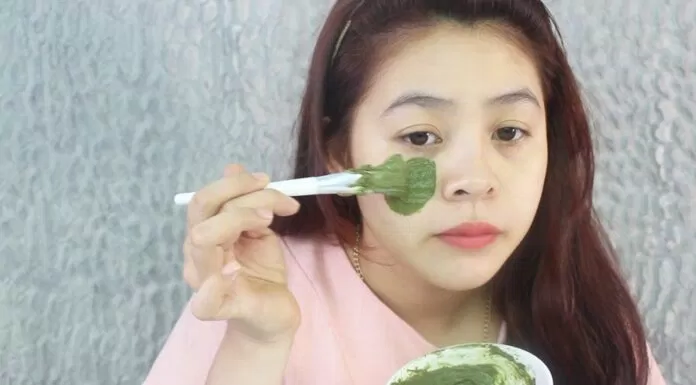 Mặt nạ Trà Xanh giảm nhăn vùng da mắt Mặt nạ Trà Xanh