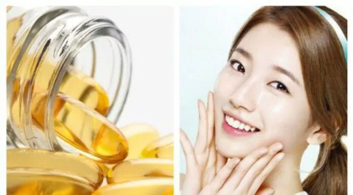 Đắp mặt nạ Vitamin E dưỡng sáng mịn da mắt rõ rệt Viên Vitamin E