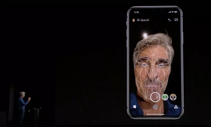 Cảm biến nhận diện khuôn mặt Face ID trên iPhone X